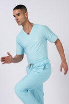 Prime - Men's V-Neck Scrub - 7 Pocket - Eucalyptus