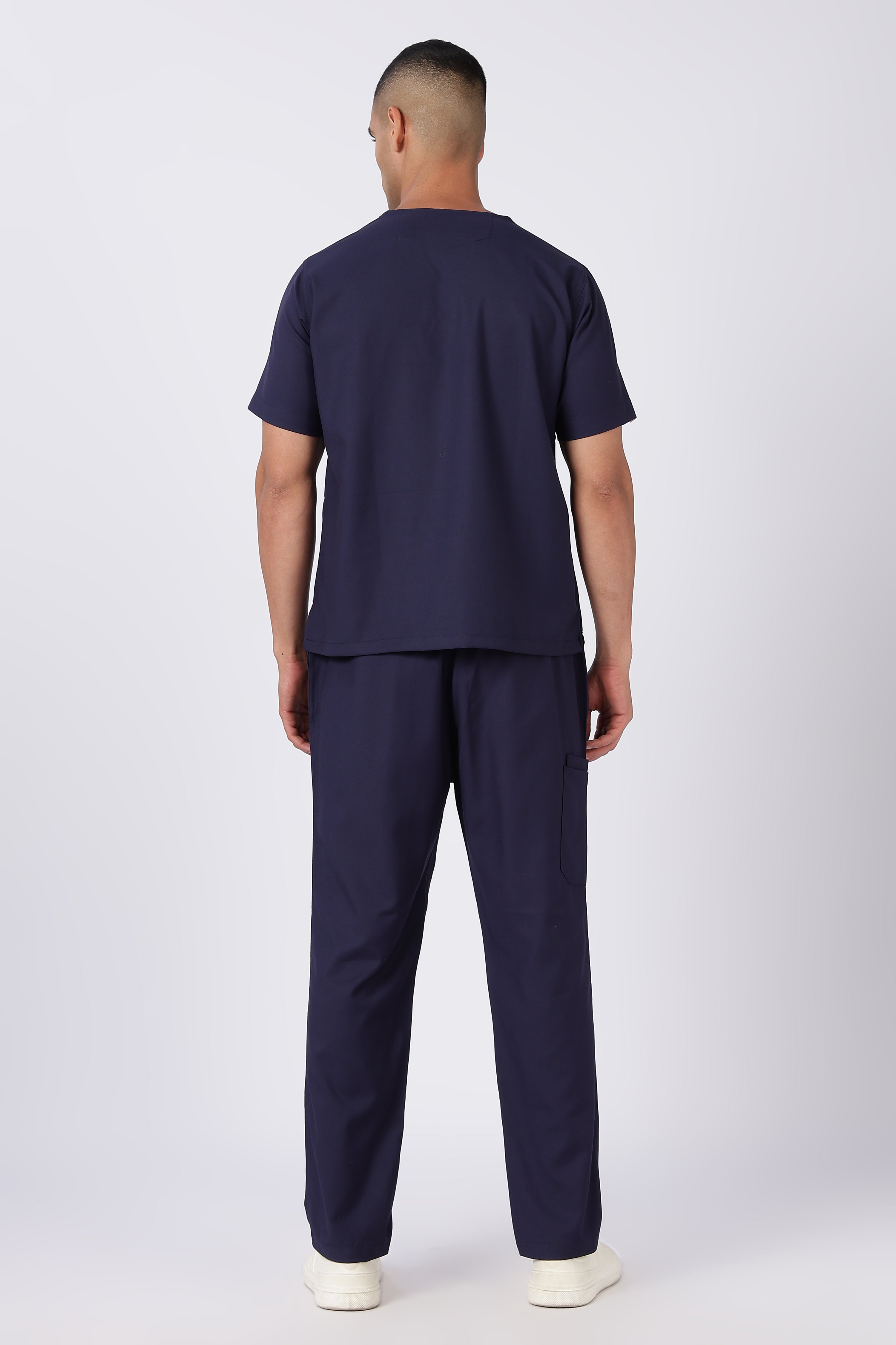 Prime - Men's V-Neck Scrub - 7 Pocket - Navy