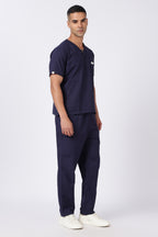 Prime - Men's V-Neck Scrub - 7 Pocket - Navy