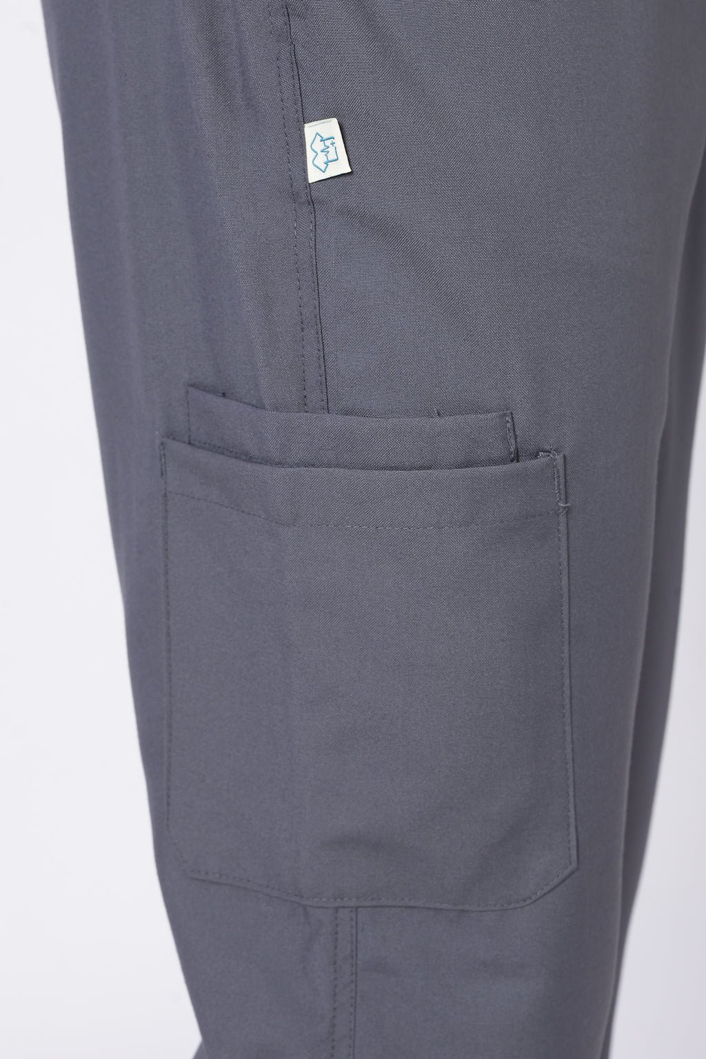 Prime – Men's V-Neck Scrub - 7 Pocket - Steel Grey