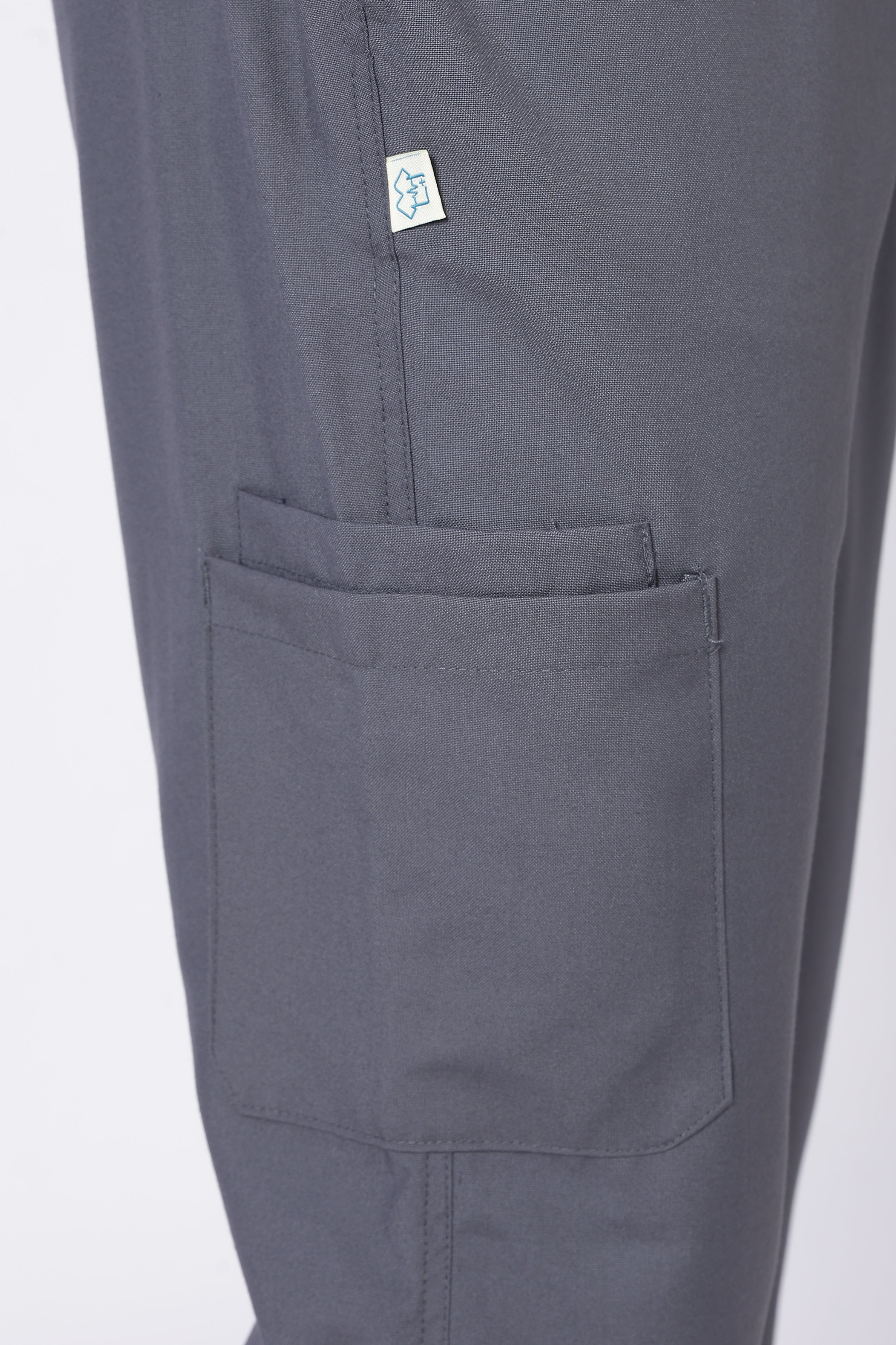 Prime – Men's V-Neck Scrub - 7 Pocket - Steel Grey
