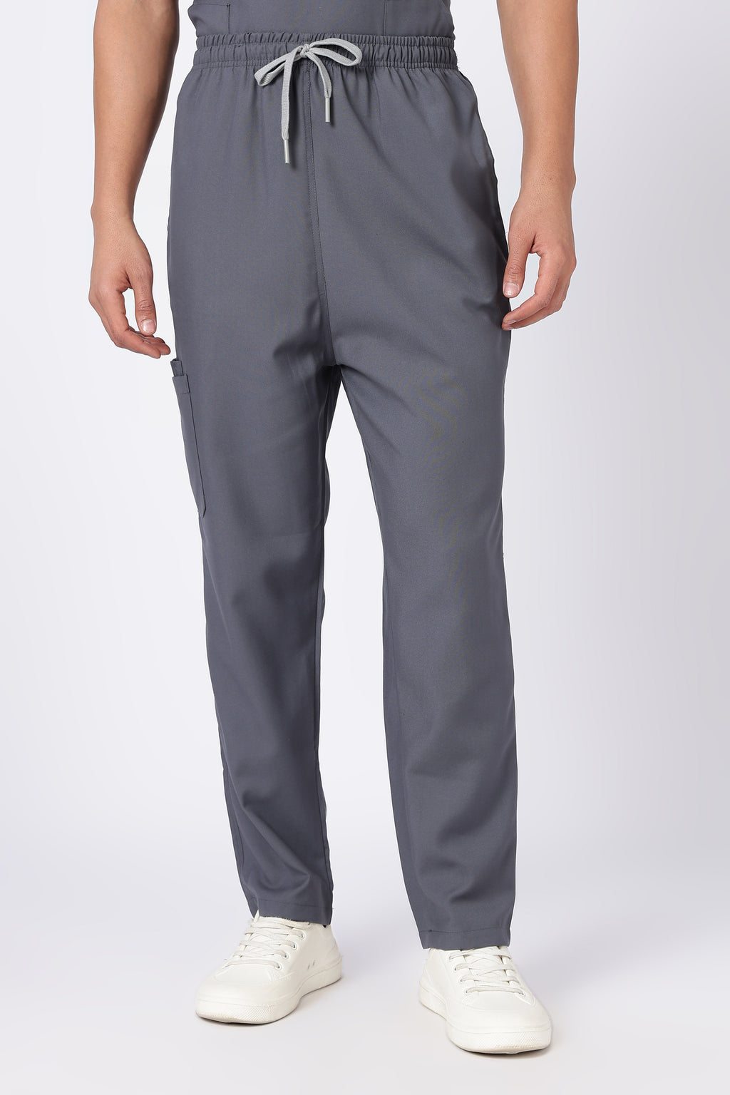 Prime – Men's V-Neck Scrub - 7 Pocket - Steel Grey