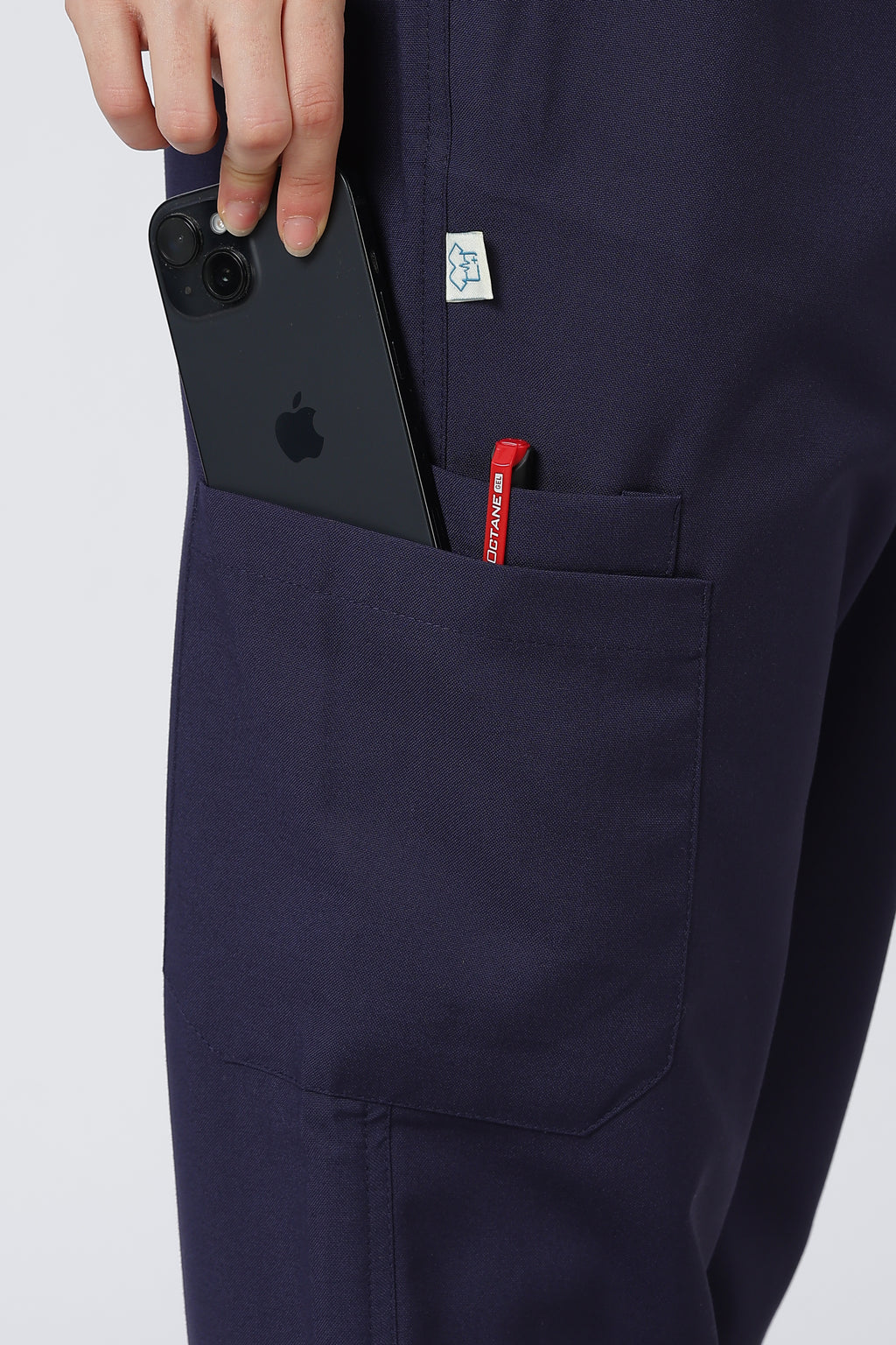 Prime – Women's V-Neck Scrub - 7 Pocket - Navy