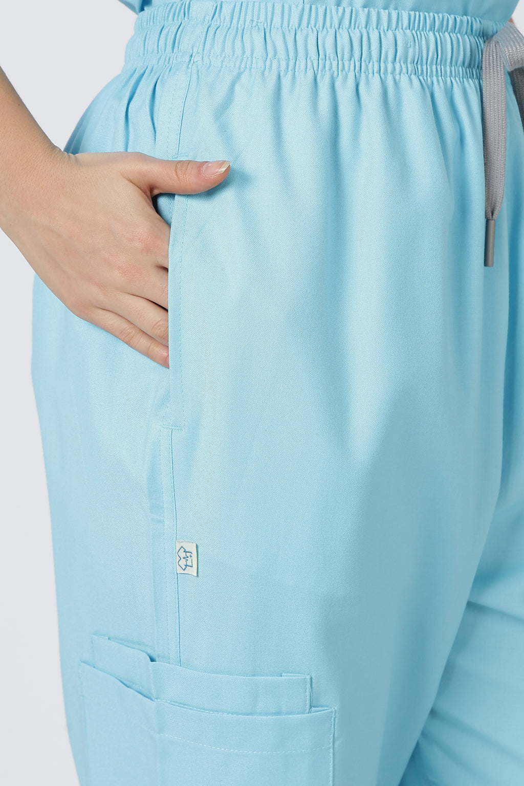 Prime – Women's V-Neck Scrub - 7 Pocket - Eucalyptus