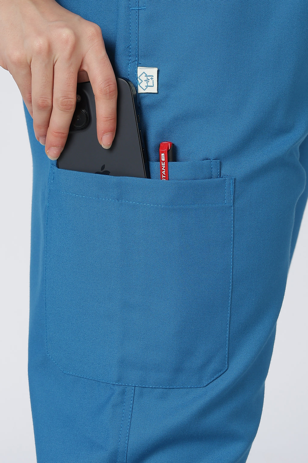 Prime – Women's V-Neck Scrub - 7 Pocket - Teal Blue