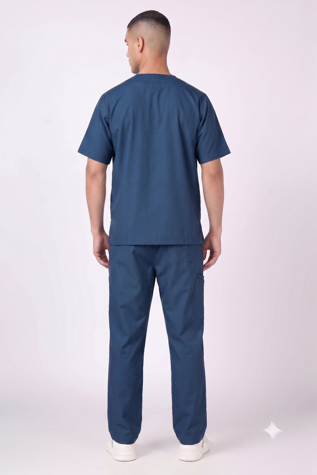 Supreme - Men's V-Neck Scrub - 5 Pocket - Dark Blue
