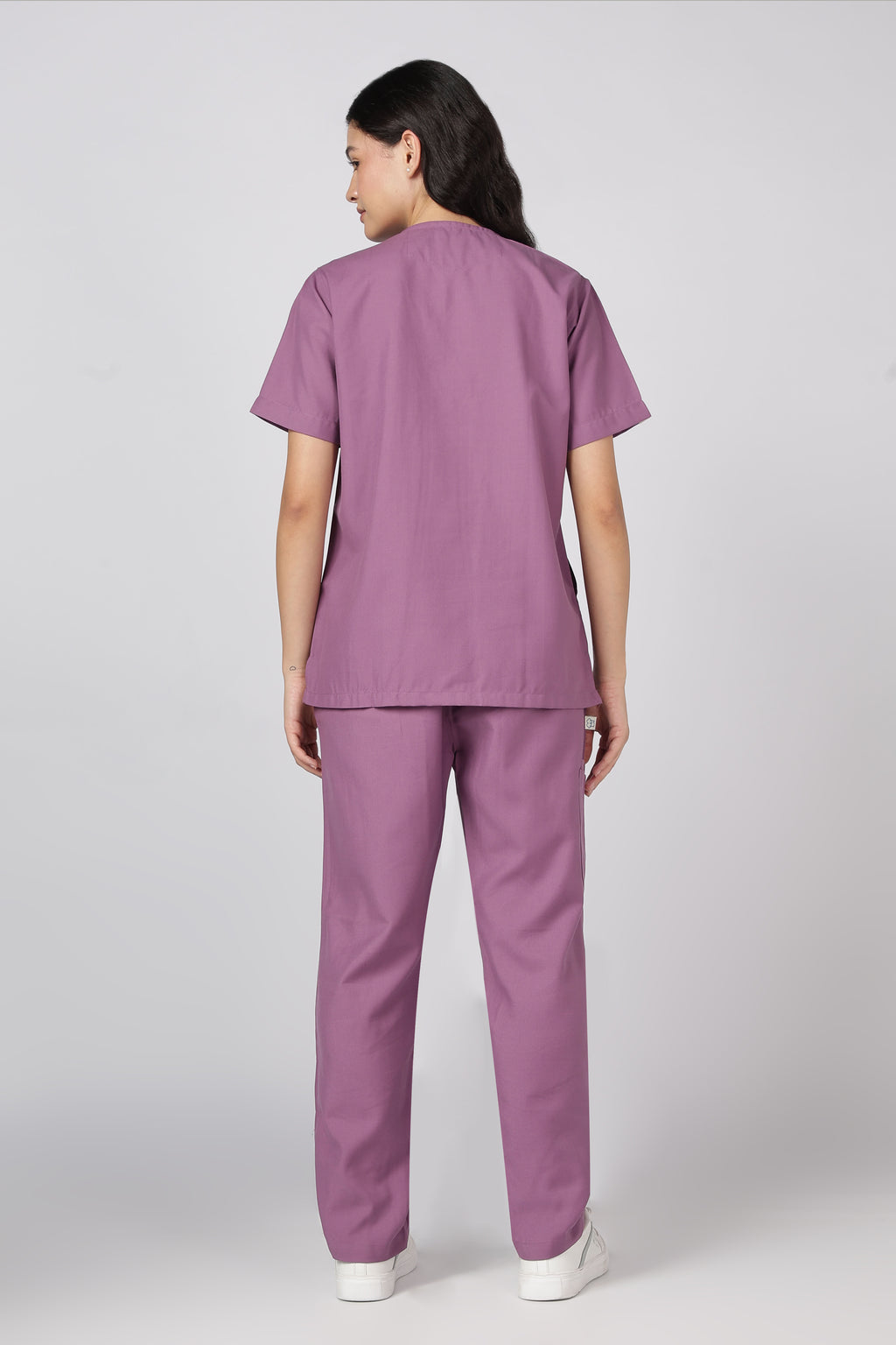 Prime – Women's V-Neck Scrub - 7 Pocket - Rose Violet