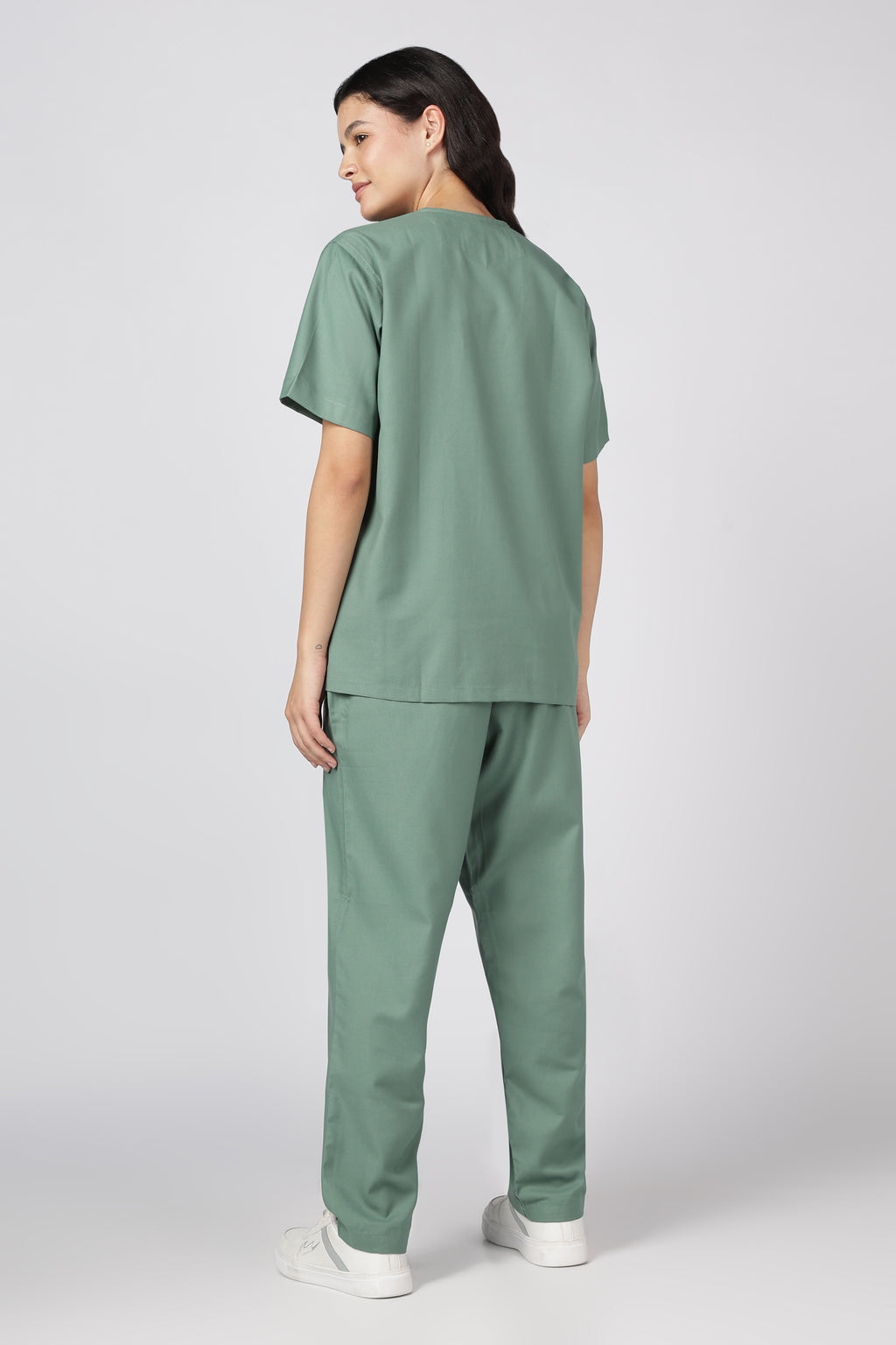 Supreme – Women's V-Neck Scrub - 5 Pocket - Beetle Green