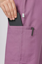 Prime – Women's V-Neck Scrub - 7 Pocket - Rose Violet
